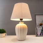 Лампа настольная 16213/1 E27 40Вт белый 28х28х41 см RISALUX - фото 21161810