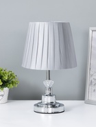 Лампа настольная 16227/1CR Е27 40 Вт хром 21×21×34.5 см RISALUX - Фото 1