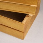 Кашпо деревянное 30×20×10 см, брашированное 5488068