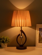 Лампа настольная RISALUX 16232/1, Е27, 40 Вт, чёрная, хром, 30×30×50 см  (артикул 5249083)  большой выбор товаров оптом и в розницу по низким ценам с доставкой