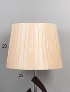 Лампа настольная RISALUX 16232/1, Е27, 40 Вт, чёрная, хром, 30×30×50 см  (артикул 5249083)  большой выбор товаров оптом и в розницу по низким ценам с доставкой