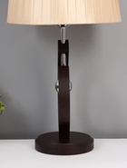 Лампа настольная RISALUX 16232/1, Е27, 40 Вт, чёрная, хром, 30×30×50 см  (артикул 5249083)  большой выбор товаров оптом и в розницу по низким ценам с доставкой