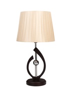 Лампа настольная RISALUX 16232/1, Е27, 40 Вт, чёрная, хром, 30×30×50 см  (артикул 5249083)  большой выбор товаров оптом и в розницу по низким ценам с доставкой