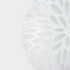 Фруктовница «Пион», 28,5×28,5×5 см, цвет белый - фото 4316034