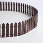 Миниатюра кукольная «Забор», размер 90×5.5 см, цвет коричневый - Фото 1