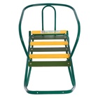 Санки детские «Ветерок 5» цвет: зеленый - Фото 3