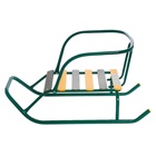 Санки детские «Ветерок 5» цвет: зеленый - Фото 4