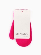 Варежки для девочки двухслойные MINAKU «Однотонные», ярко-розовые, размер 14 см (4-5 лет) - Фото 4