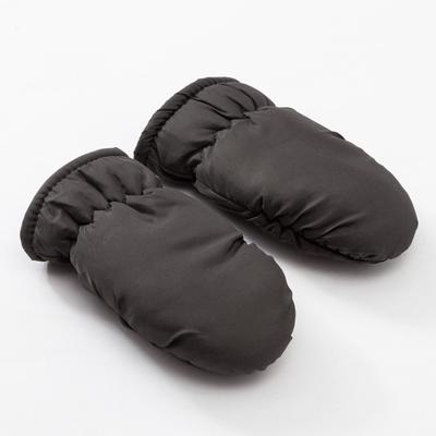 Варежки зимние детские MINAKU, хаки, размер 15