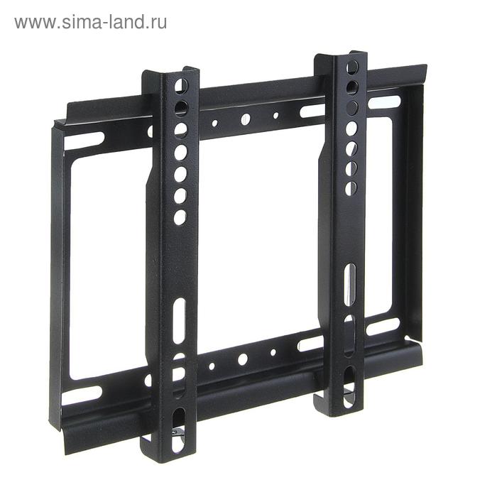 УЦЕНКА Кронштейн Luazon для ТВ, фиксированный, 14-42", чёрный - Фото 1