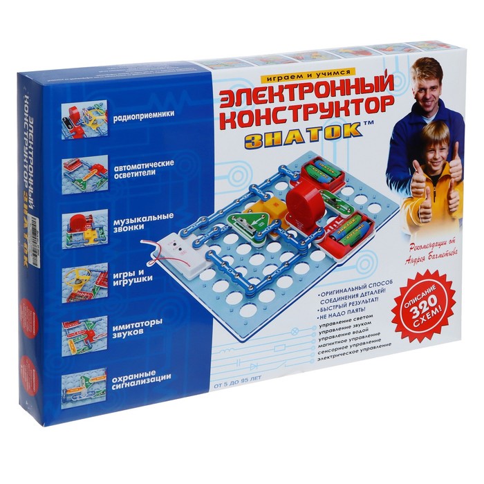 Электронный конструктор «Знаток», 320 схем - Фото 1