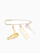 Булавка с подвесками «Парикмахер», 5.5 см, цвет розовое золото - Фото 2