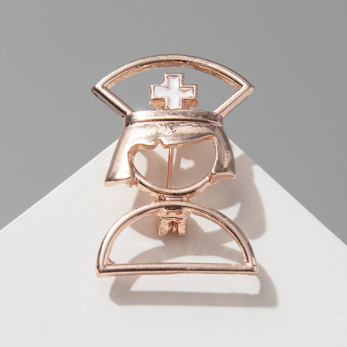 Брошь «Медсестра», цвет золото - Фото 1