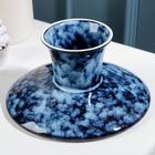 Блюдо керамическое для торта «Галактика», 20,5×10 см - Фото 3