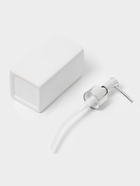 Аксессуары для ванной «Лодж», 3 предмета: мыльница, дозатор для мыла 350 мл, стакан, белые - Фото 7