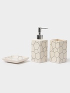 Аксессуары для ванной «Жираф», 3 предмета: мыльница, дозатор для мыла 360 мл, стакан 360 мл - Фото 2