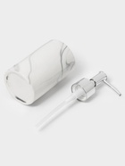 Набор аксессуаров для ванной комнаты «Сила», 3 предмета, мыльница, дозатор для мыла 350 мл, стакан, серый - Фото 7