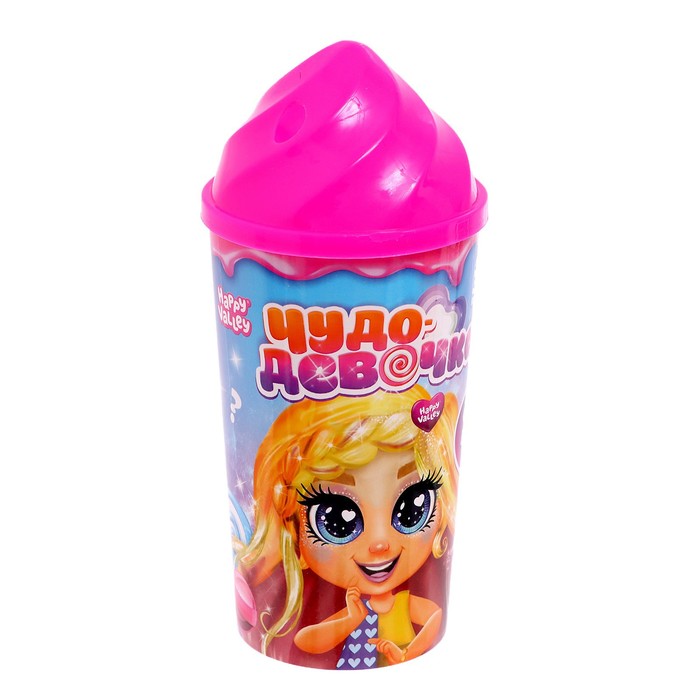 Игрушка-сюрприз «Чудо девочка» в стакане, МИКС 48343