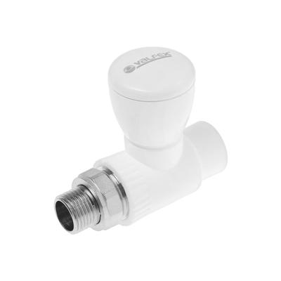 Вентиль полипропиленовый VALFEX, d=20×1/2", радиаторный, прямой