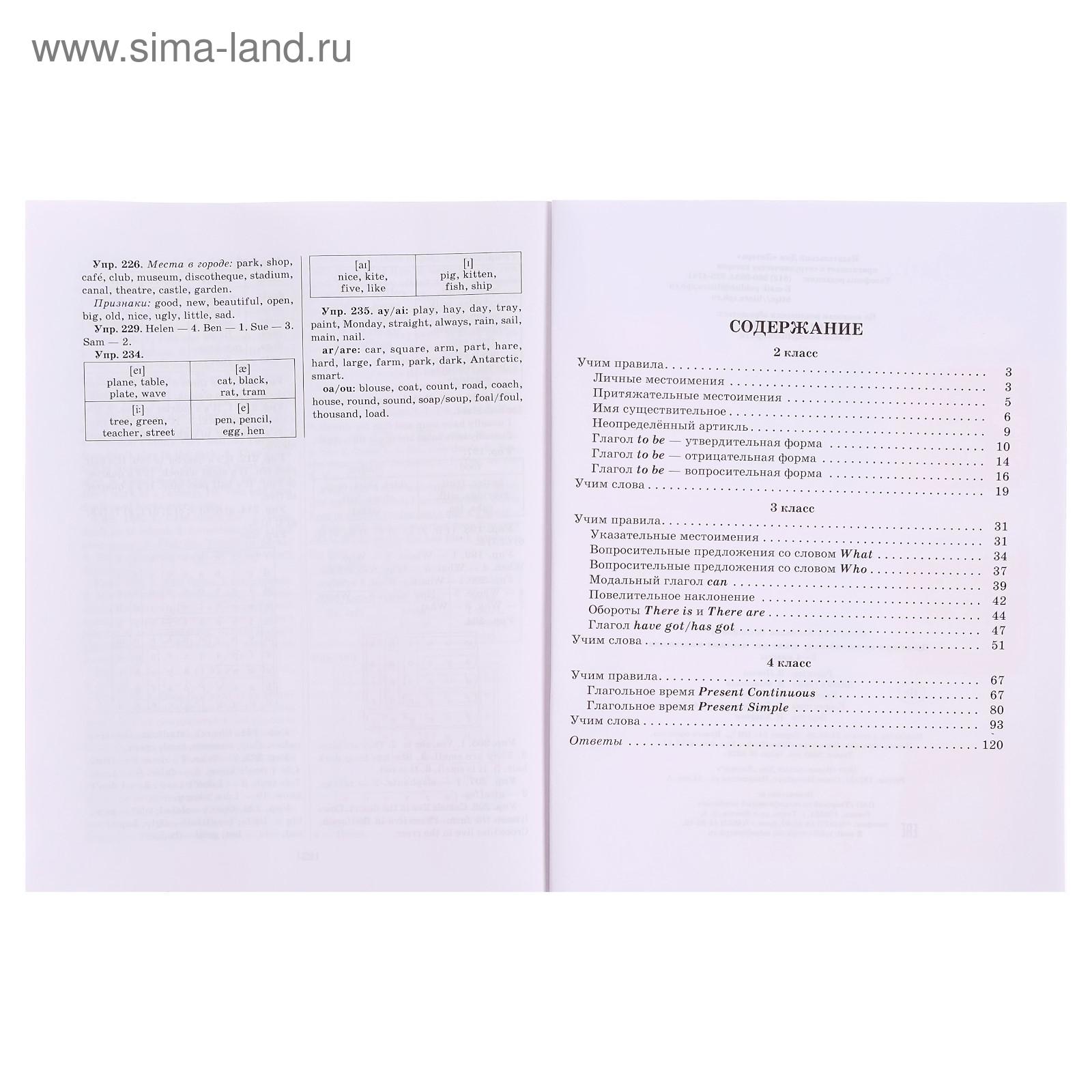 Практикум по английскому языку для младших школьников 2-4 классы 153537  (5498265) - Купить по цене от 234.00 руб. | Интернет магазин SIMA-LAND.RU