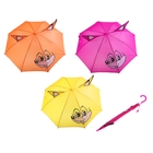 Зонт детский полуавтоматический "Лисёнок", r=38,5см, с ушками, со свистком, цвет МИКС - Фото 1