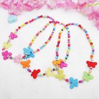 Бусы детские «Выбражулька» бабочки матовые, 40 см, МИКС - Фото 3