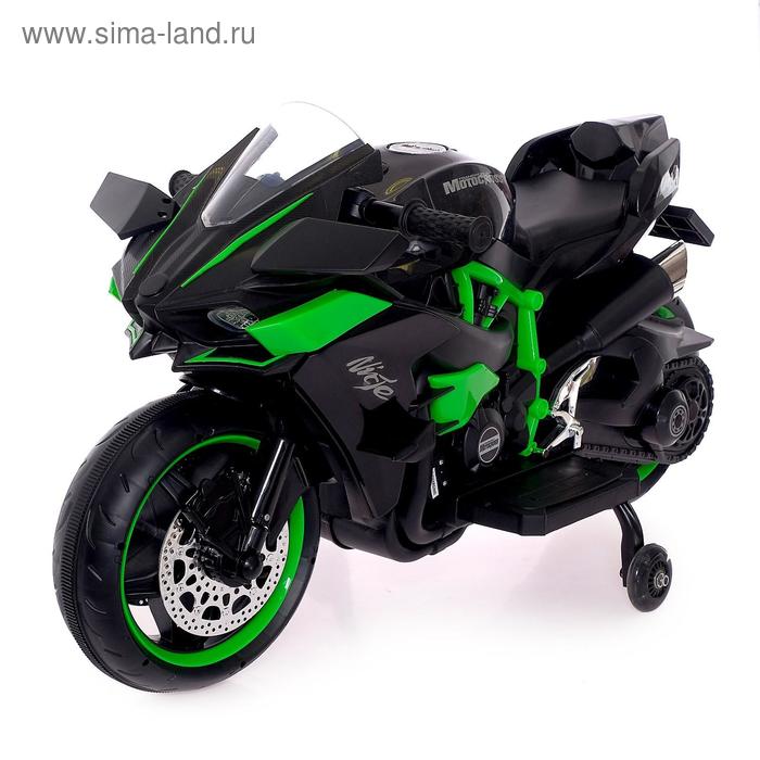 Электромотоцикл «Спортбайк», 2 мотора, цвет чёрный - Фото 1