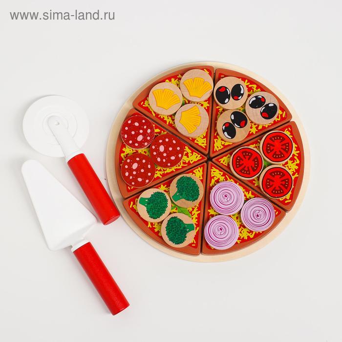 Игровой набор «Пицца» 21.5×21.5×5.2 см - Фото 1