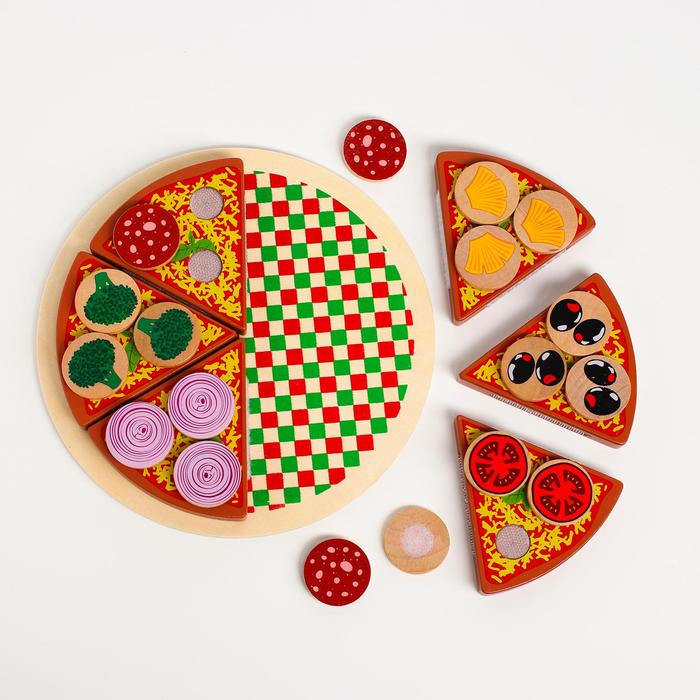 Игровой набор «Пицца» 21,5х21,5х5,2 см - фото 1908621467
