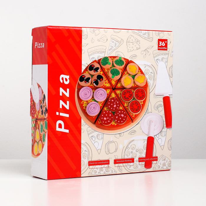Игровой набор «Пицца» 21,5х21,5х5,2 см - фото 1908621468