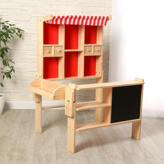 Игровой деревянный набор «Магазинчик» 73х60х102 см