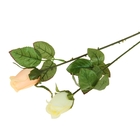 цветы искусственные роза микс (кремовая, белая) 70 см - Фото 2