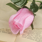 Цветы искусственные "Роза розовая" 70 см, розовый - Фото 2