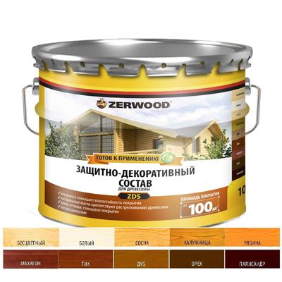 Защитно-декоративное состав ZERWOOD ZDS дуб 10л