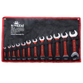 

Набор ключей рожковых KingTul kraft KT-1012k(3212K), 12 предметов, 6х7-30х32 мм
