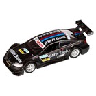 Машина металлическая BMW M3 DTM 1:42, инерция открываются двери, цвет чёрный - фото 9117569