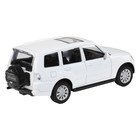Машина металлическая Mitsubishi Pajero 4WD Turbo 1:43, инерция, открываются двери, цвет белый - фото 3713380