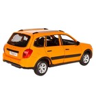 Машина металлическая Lada Granta Cross 1:24, открываются двери, капот, багажник, световые и звуковые эффекты, цвет оранжевый - Фото 4