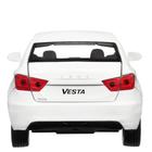 Машина металлическая «Lada Vesta седан» 1:24, цвет белый, открываются двери, капот, багаж, световые и звуковые эффекты - Фото 3