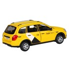 Машина металлическая Lada Granta Cross 1:24,откр двери, капот, багаж, световые и звуковые эффекты, цвет жёлтый - Фото 4