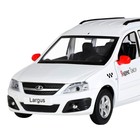 Машина металлическая «Lada Largus Яндекс Такси» 1:24, открываются двери, капот, озвученная, цвет белый - Фото 4