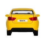 Машина металлическая «Lada Vesta Яндекс Такси» 1:24, открываются двери, багажник, световые и звуковые эффекты, цвет жёлтый - фото 21162657