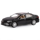 Машина металлическая Toyota Camry, 1:32,инерц, световые и звуковые эффекты, открываются двери, цвет чёрный - фото 3713439