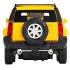 Машина металлическая Hummer H3 1:32 цвет жёлтый инерция, световые и звуковые эффекты, открываются двери - фото 3713482