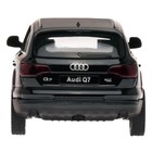 Машина металлическая Audi Q7 1:43, инерция, открываются двери, цвет чёрный - Фото 8