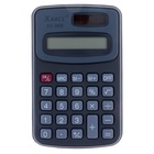 Калькулятор карманный с чехлом 8-разрядный, KC - 888, работает от батарейки (таблетка Ag 10) - Фото 10
