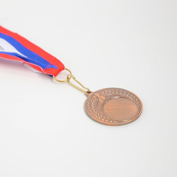 Медаль под нанесение, d= 4 см, 3 место, бронза - фото 1907163211
