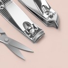 Набор маникюрный Paris, 6 предметов, в футляре, в PVC - пакете, МИКС - Фото 3