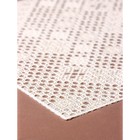 Салфетка ажурная для стола «Нежность. Ромбы», 45?30 см, цвет бежевый (комплект 12 шт) - фото 42603843