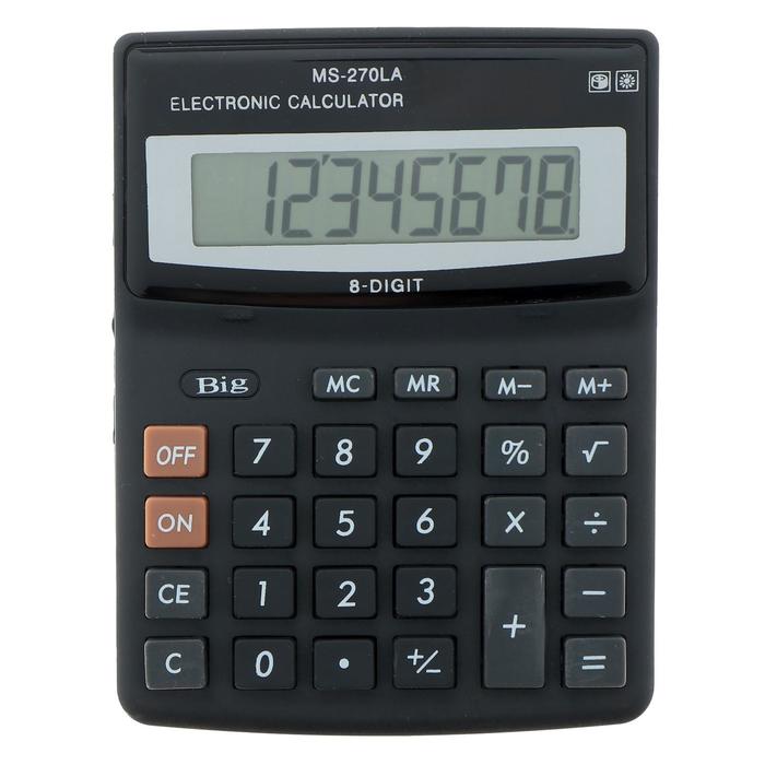 Калькулятор настольный, 8 - разрядный, MS - 270LA - Фото 1